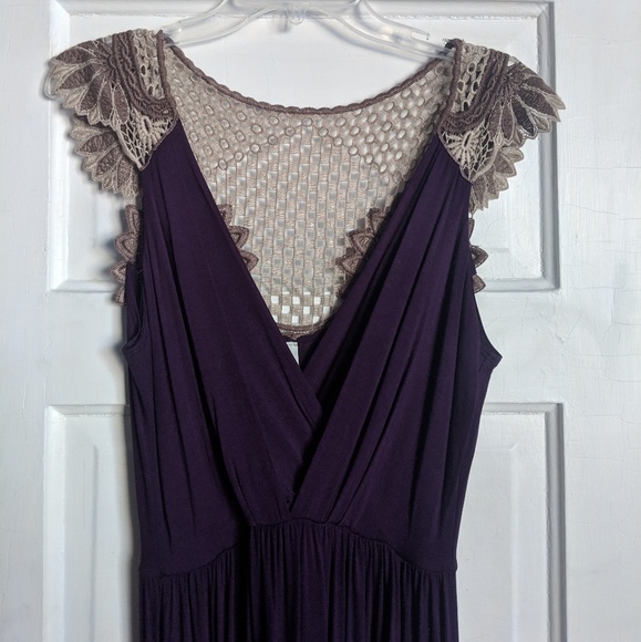 Maxi Eggplant Dress by Gilli - Picture 6 of 7